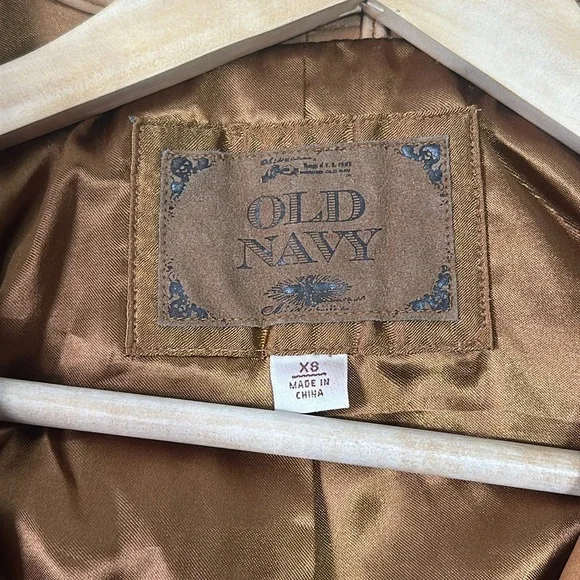 Old Navy Vintage Y2K Women XS Cropped Jacket
Genuine Leather Ruffle Tan Cognac - Picture 5 of 7